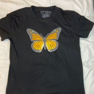 Black Butterfly Shirt